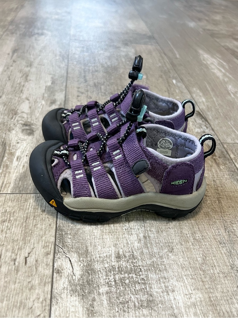 KEEN Newport H2 Closed-Toe Sandals Purple Teal Black Toddler Little Girls 8
